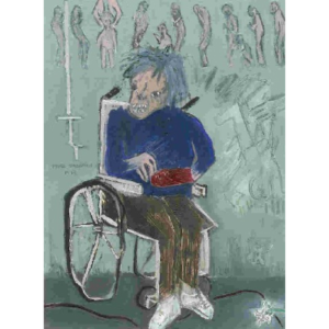 Woman with Red socks