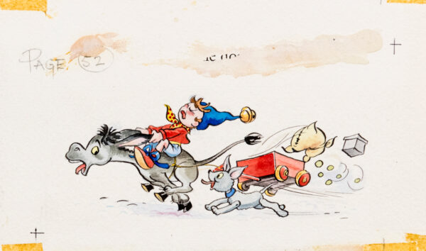 Noddy rides a Donkey (Page 52)