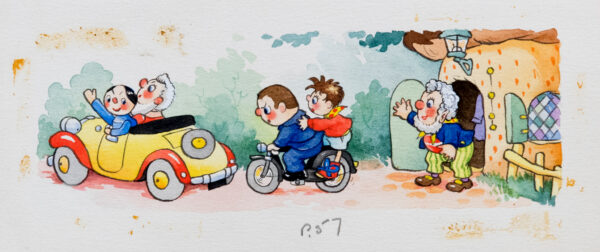 Noddy & Mr Plod Leaving Big Ears' House