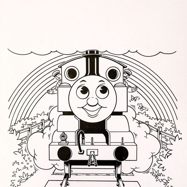 white thomas the tank engine