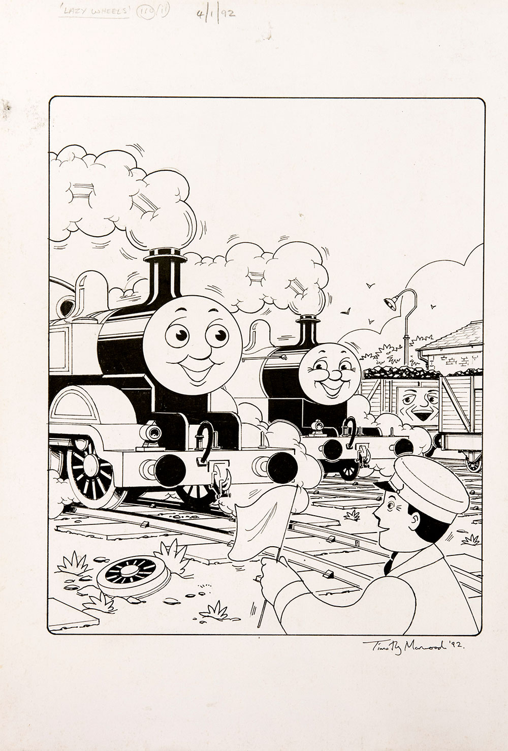 Lazy Wheels #110 (1992) - Thomas the Tank Engine [053/160]