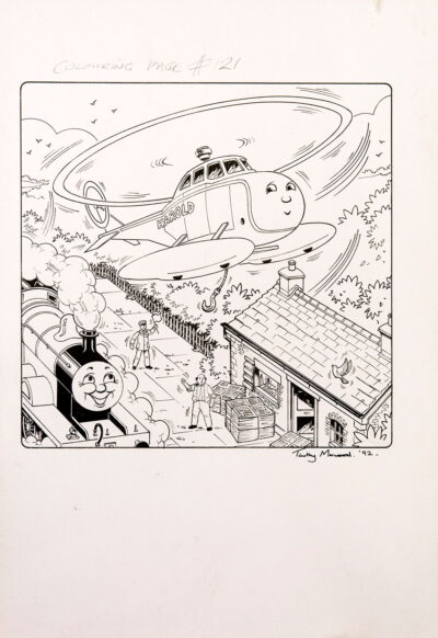 Colouring Page #121 (1992) - Thomas the Tank Engine [082/160]
