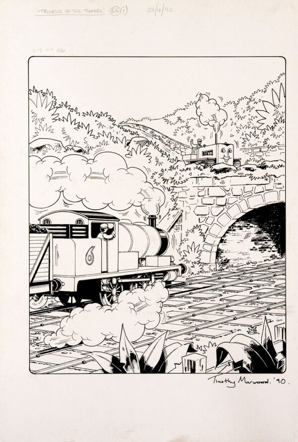 Trouble In The Tunnel, Issue #66 (1990) - Thomas the Tank Engine [110/160]