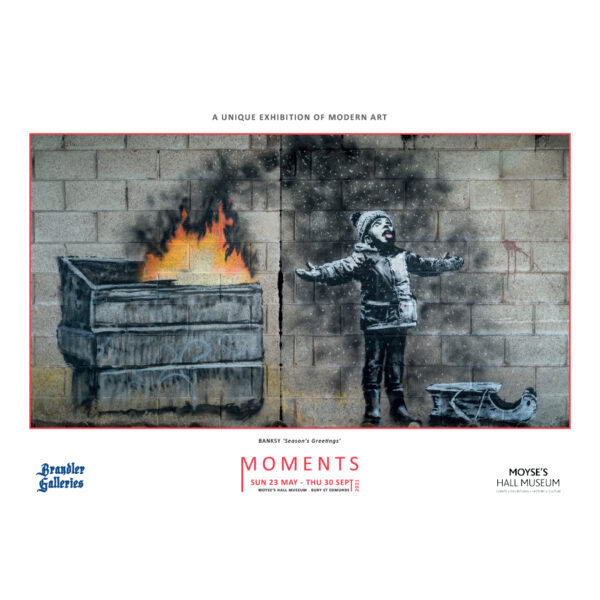 Moments Exhibition Poster - Banksy, Seasons Greetings
