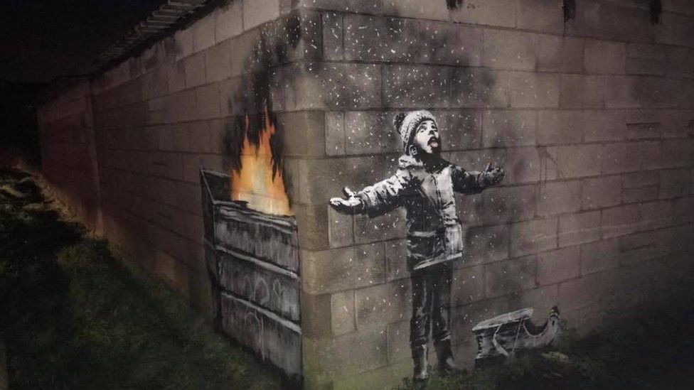 Banksy: Season’s Greetings could be broken up for move