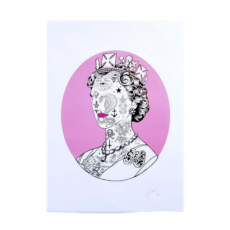 Rugman - Signed Limited Edition Art Wrapping Paper - Liz