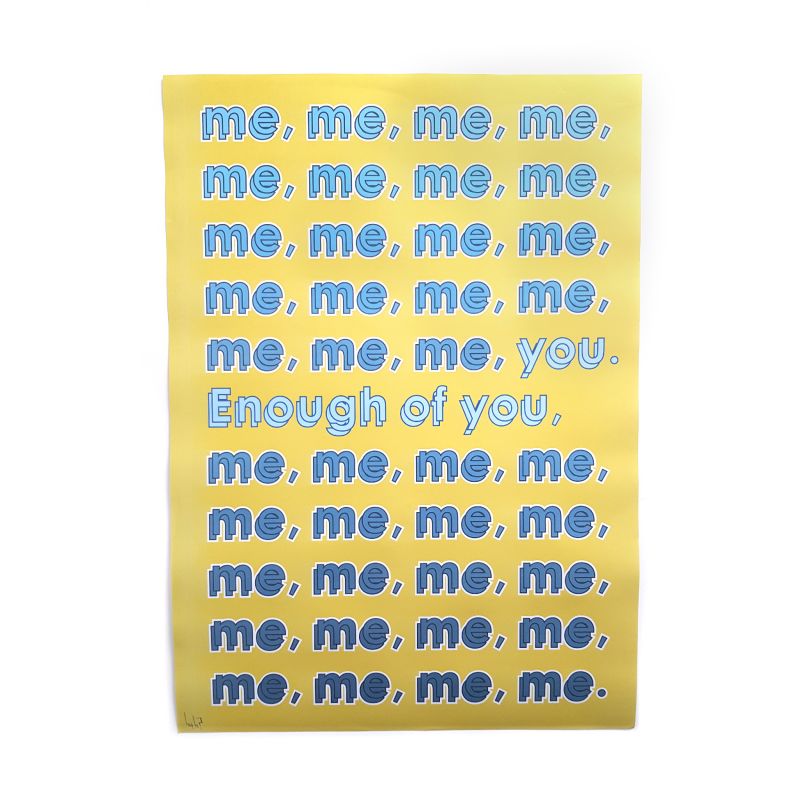 Huh? (Mobstr) - Signed Limited Edition Art Wrapping Paper - Were You Saying Something?